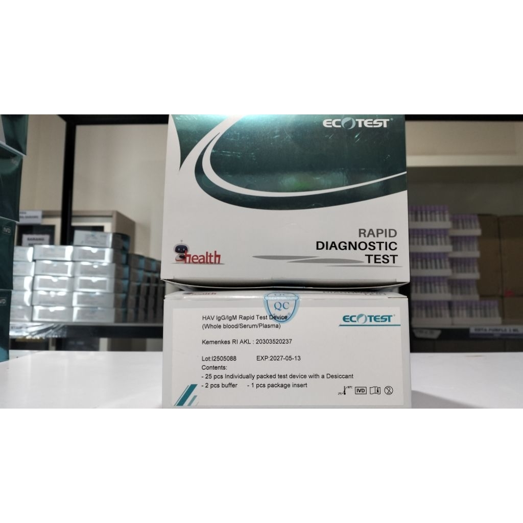 HAV IgG/ IgM Rapit Test Device Merek Ecotes