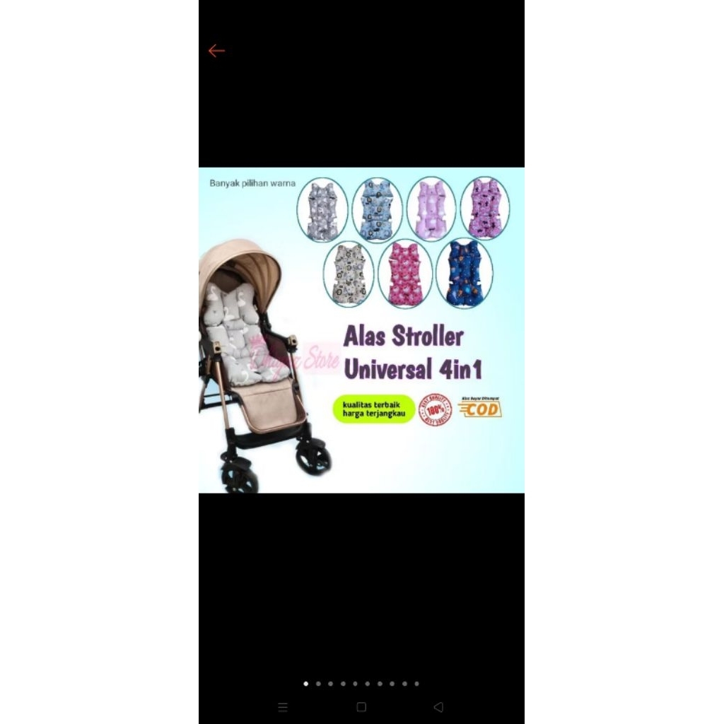 Preloved Alas Stroller Universal 4in1
