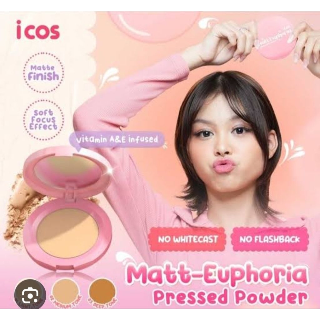 icos matte euphoria pressed powder