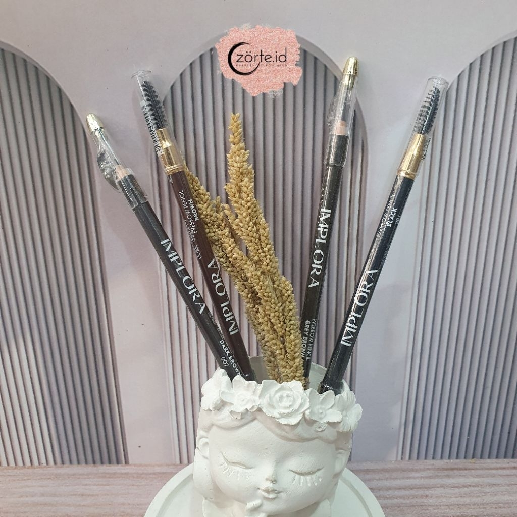 [ IMPLORA ] Pensil Alis Bundling x 3pcs