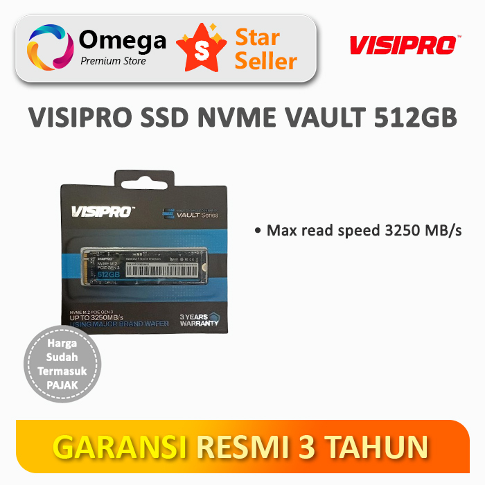 SSD Visipro Vault 512GB NVMe M.2