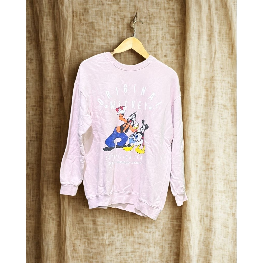 Sweater Mickey - Pink Muda