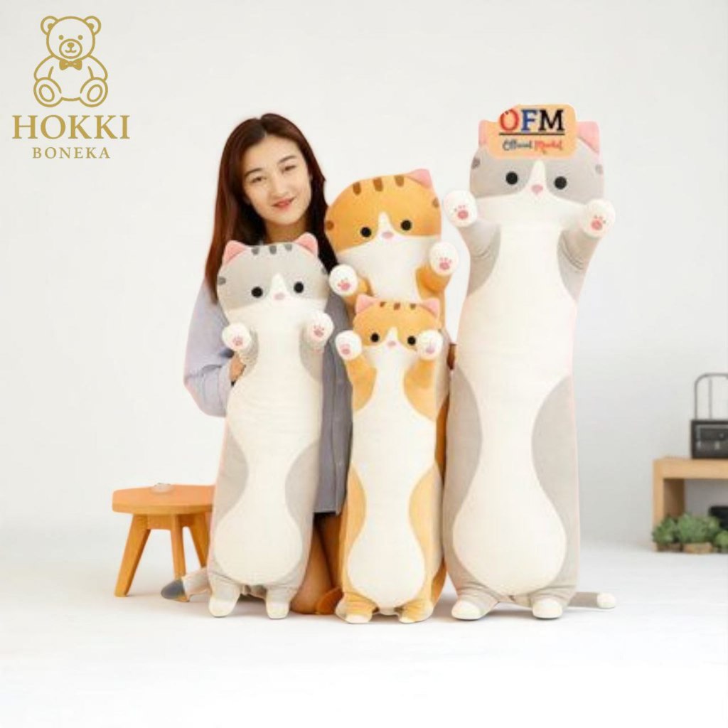 Boneka Kucing 60cm Guling Kucing Boneka Kucing Terbaru