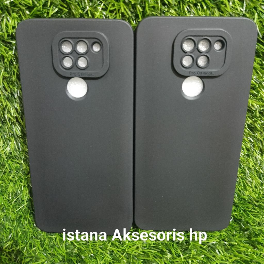 Case Casing MACARON Redmi Note 9 Slikon procamera full hitam