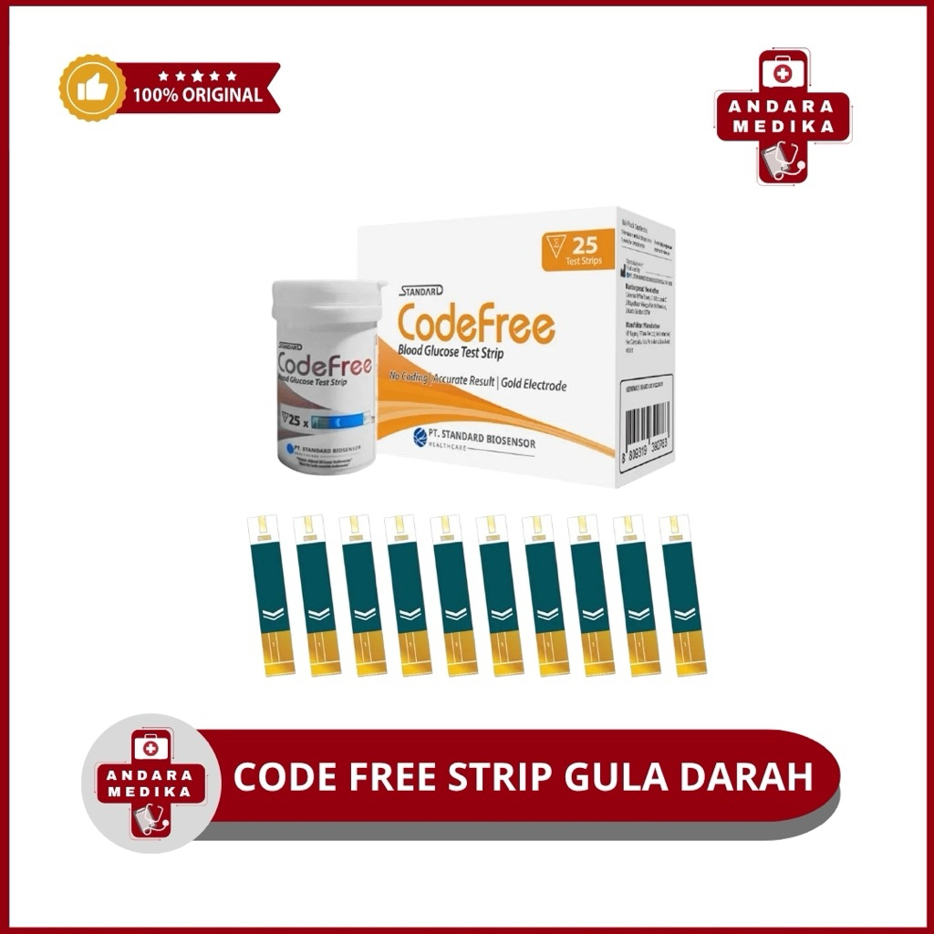 Strip Gula Darah Codefree SD Biosensor