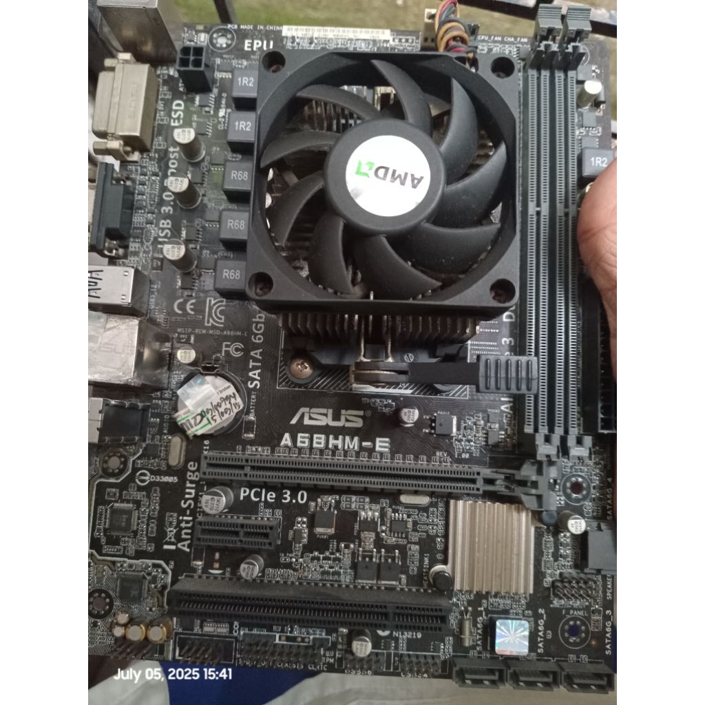 Mainboard AMD Asus plus processor