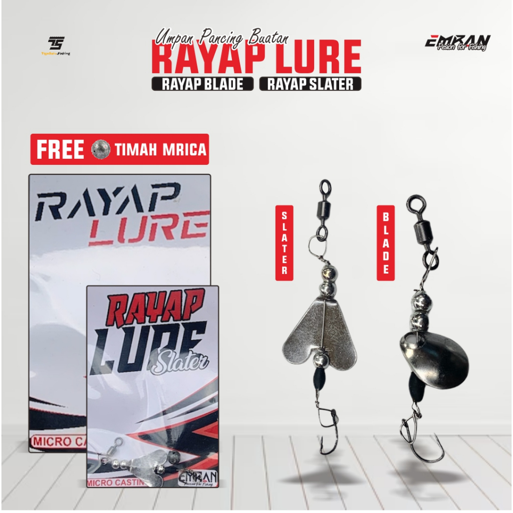 Umpan Rayap Lure Casting Wader Mancing Emran Micro Hampala