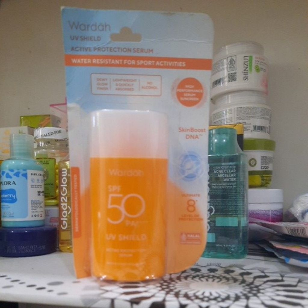 wardah uv shield spf 50PA++++