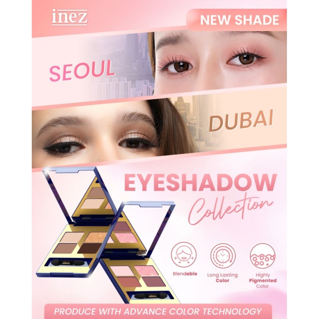 Inez Color Contour Plus Eye Shadow Collection
