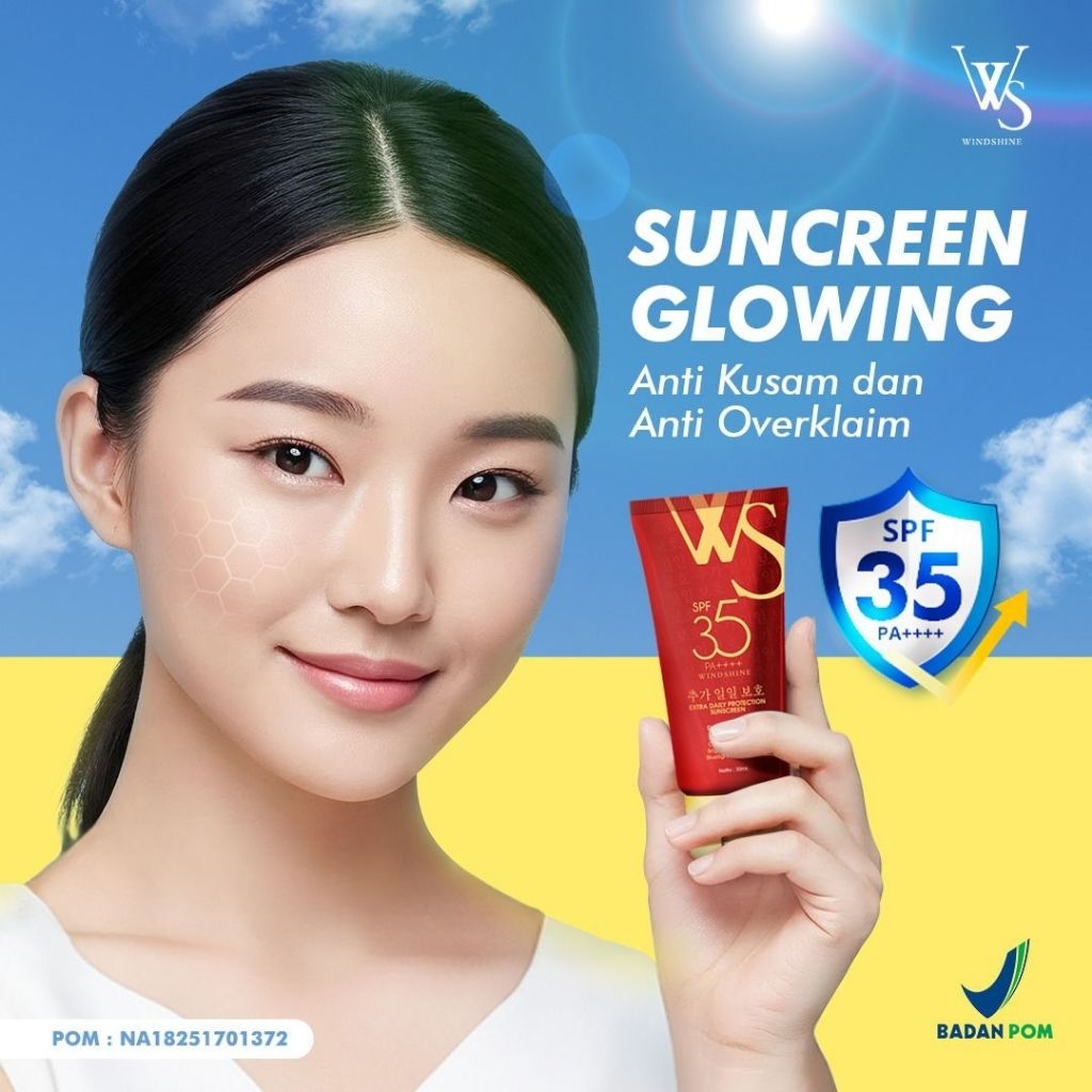Sunscreen Widshine ecer BPOM
