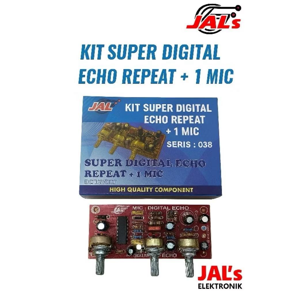 Kit Super Digital Echo Repeat + Mic Seri 038 - JALs Elektronik