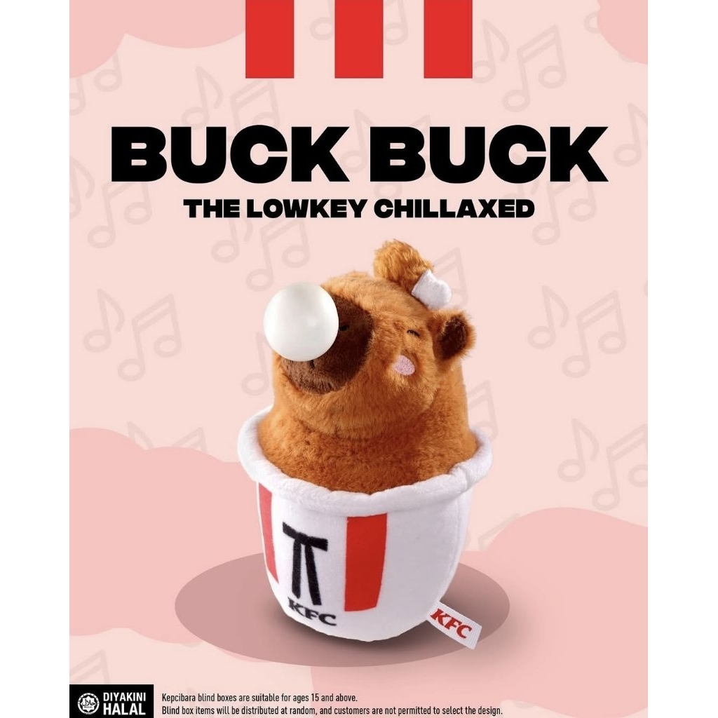 Capybara Plushie KFC Malaysia