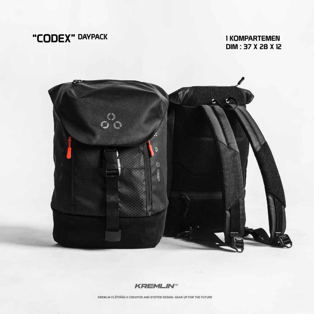 KREMLIN Tas Daypack Ransel Techwear Minimalist - CODEX