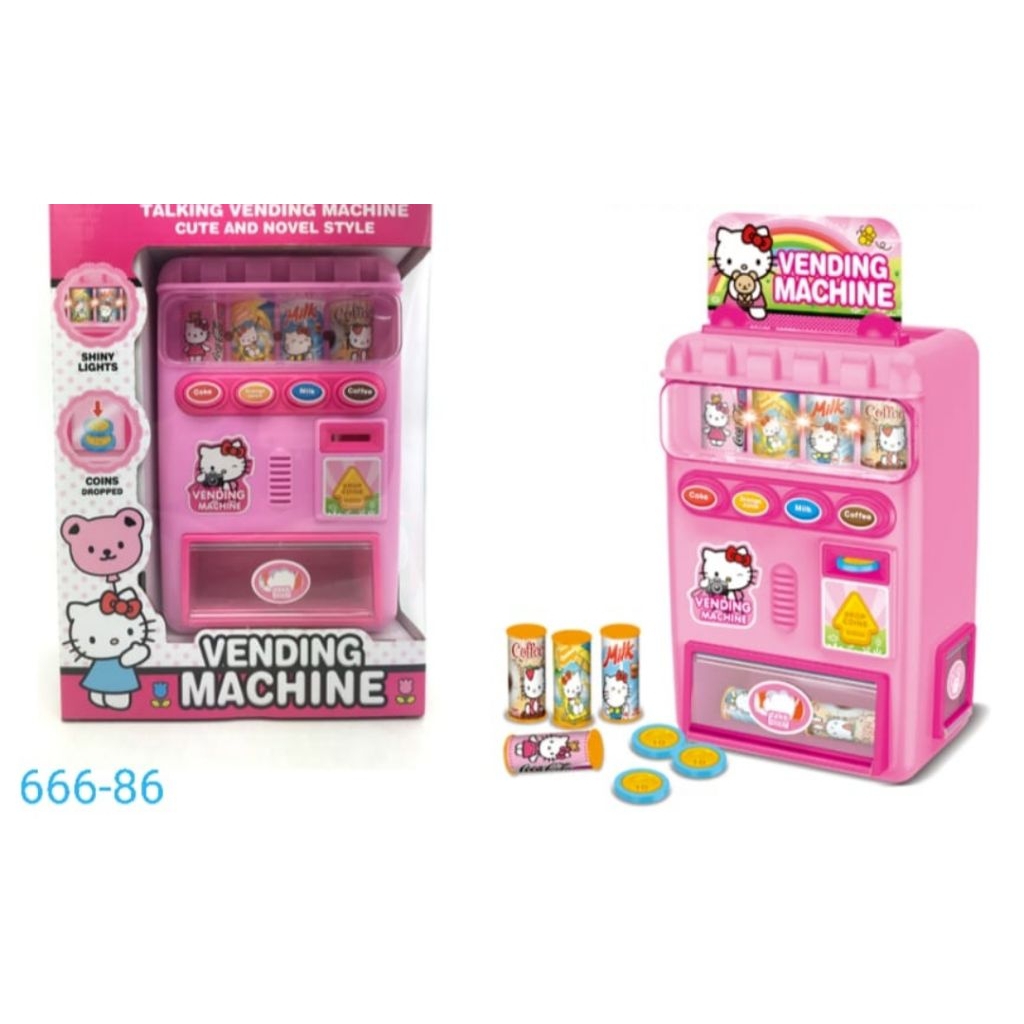 666-86 - Mainan Vending Machine Hello Kitty