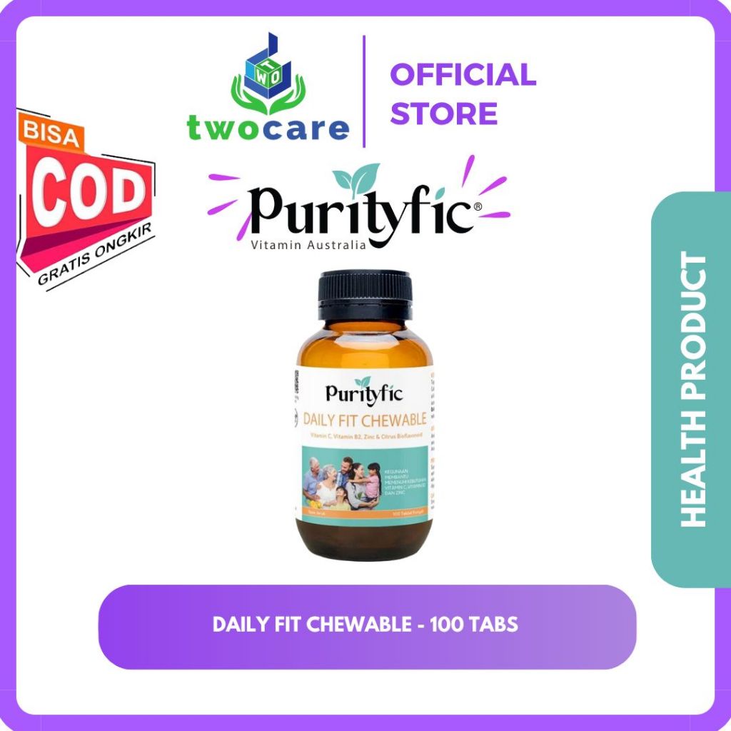 Purityfic Daily Fit Chewable 100 Tablet Kunyah