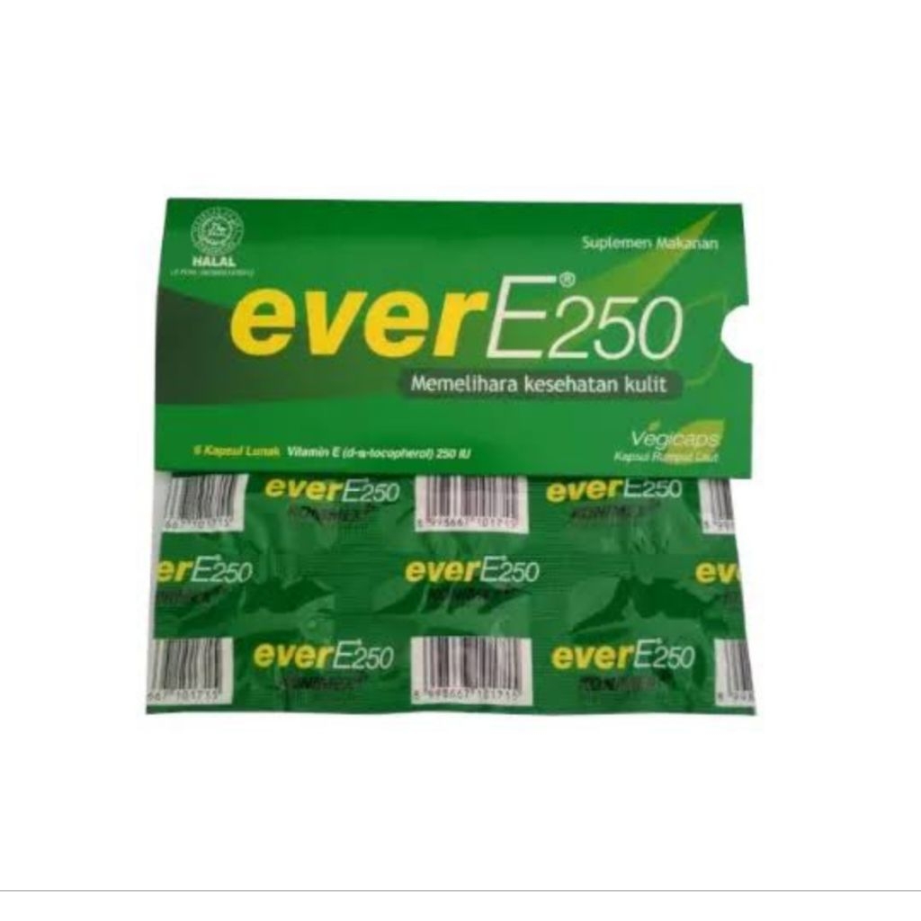 [EVER E 250MG] 1 STRIP 6 KAPSUL