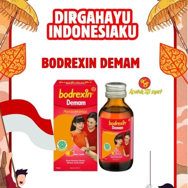 BODREXIN DEMAM SYRUP RASA JERUK 60 ML