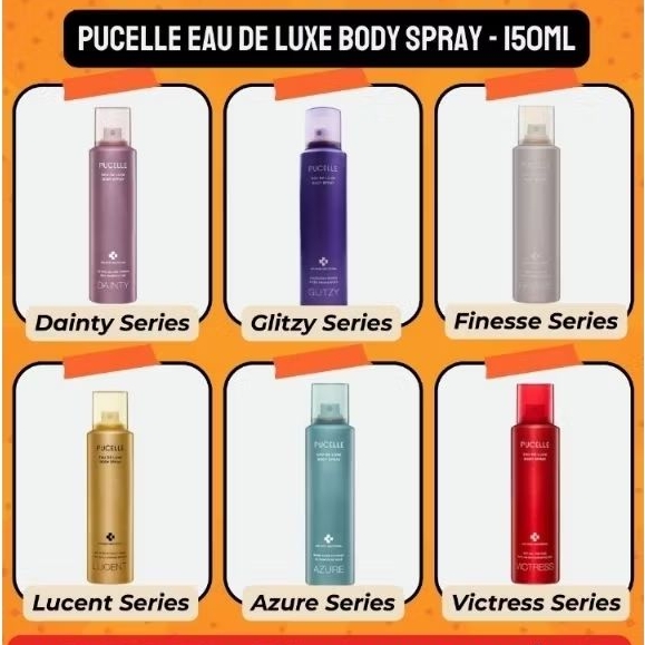 Pucelle Eau De Luxe Body Spray 150mL