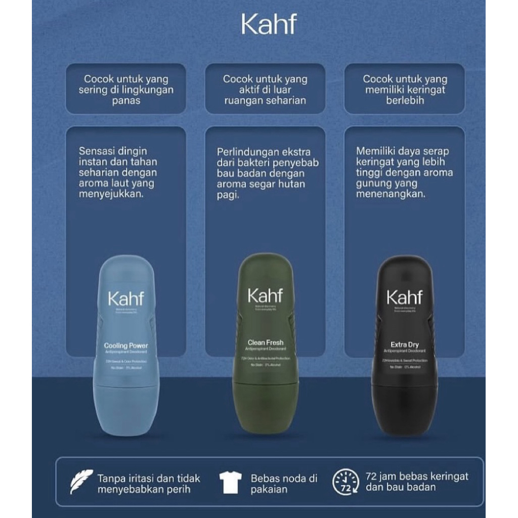 KAHF DEODORANT ANTIPERSPIRANT