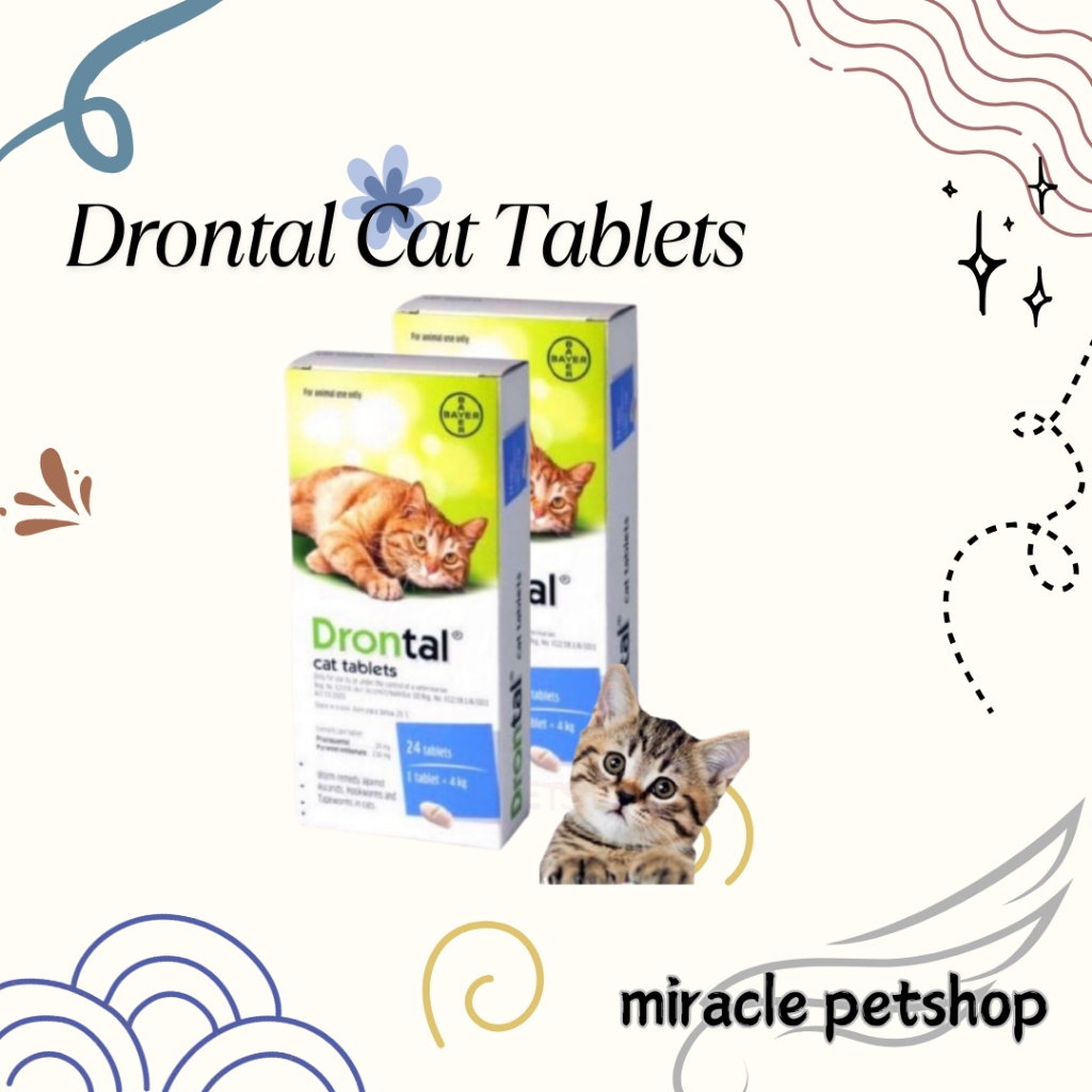 Drontal Cat Obat Cacing Kucing 1 Tablet