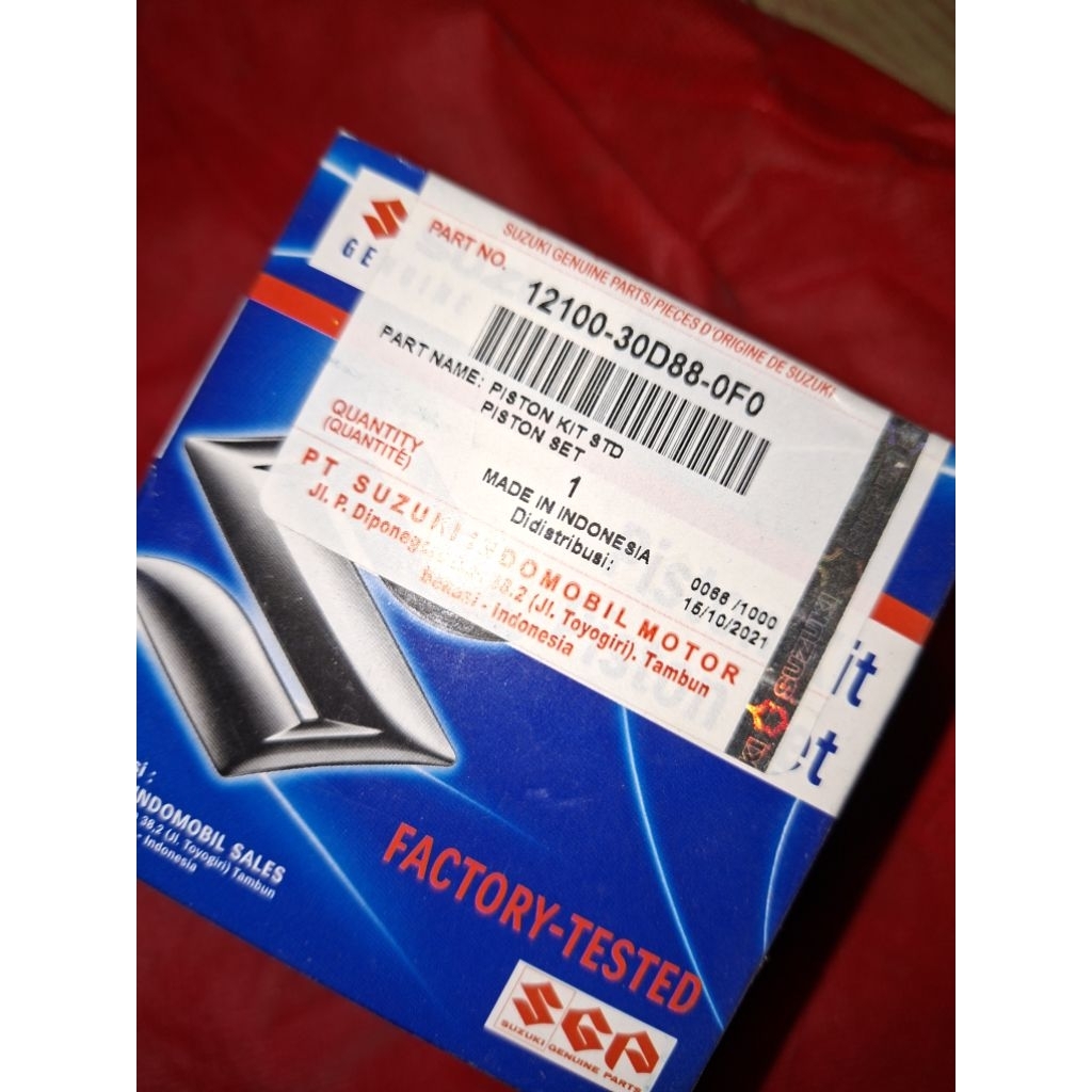 piston kit shogun 110 os std 50 100