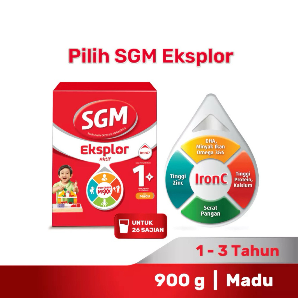 SGM Eksplor 1+ Vanilla Madu 900gr