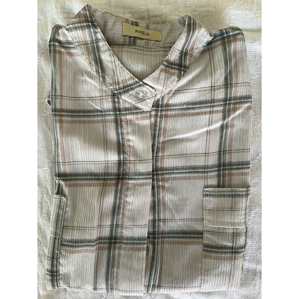 Kemeja Oversize Crinkle