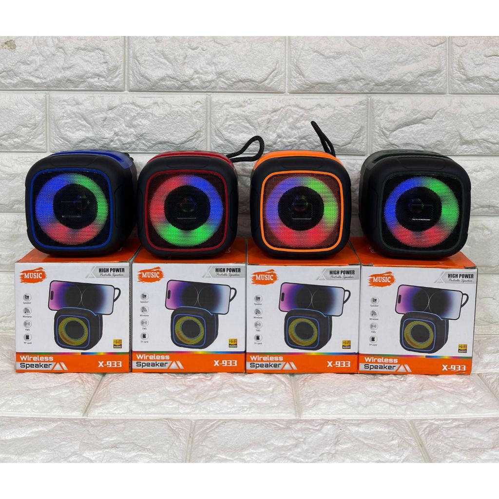 Speaker Mini Bluetooth X-933 Speaker Nirkabel Wireless Portable