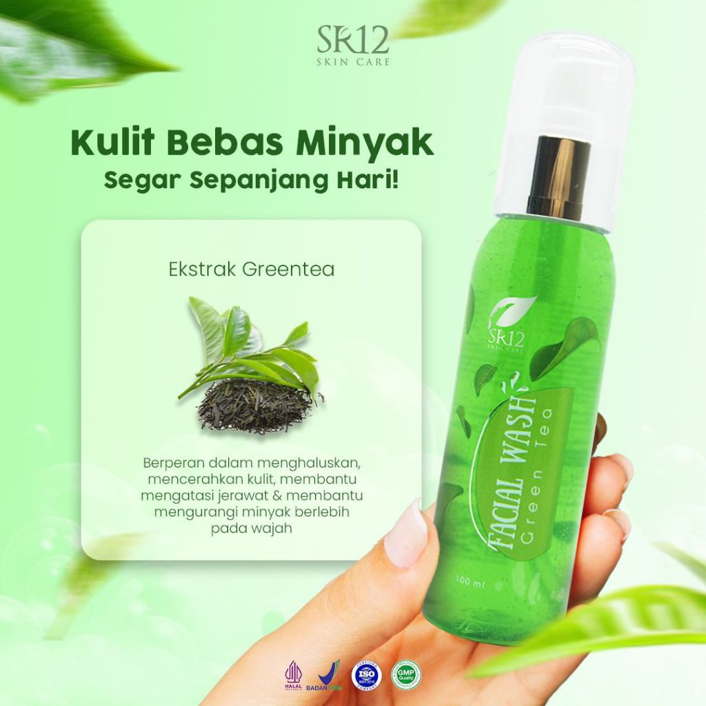 Facial Wash Green tea by : SR12