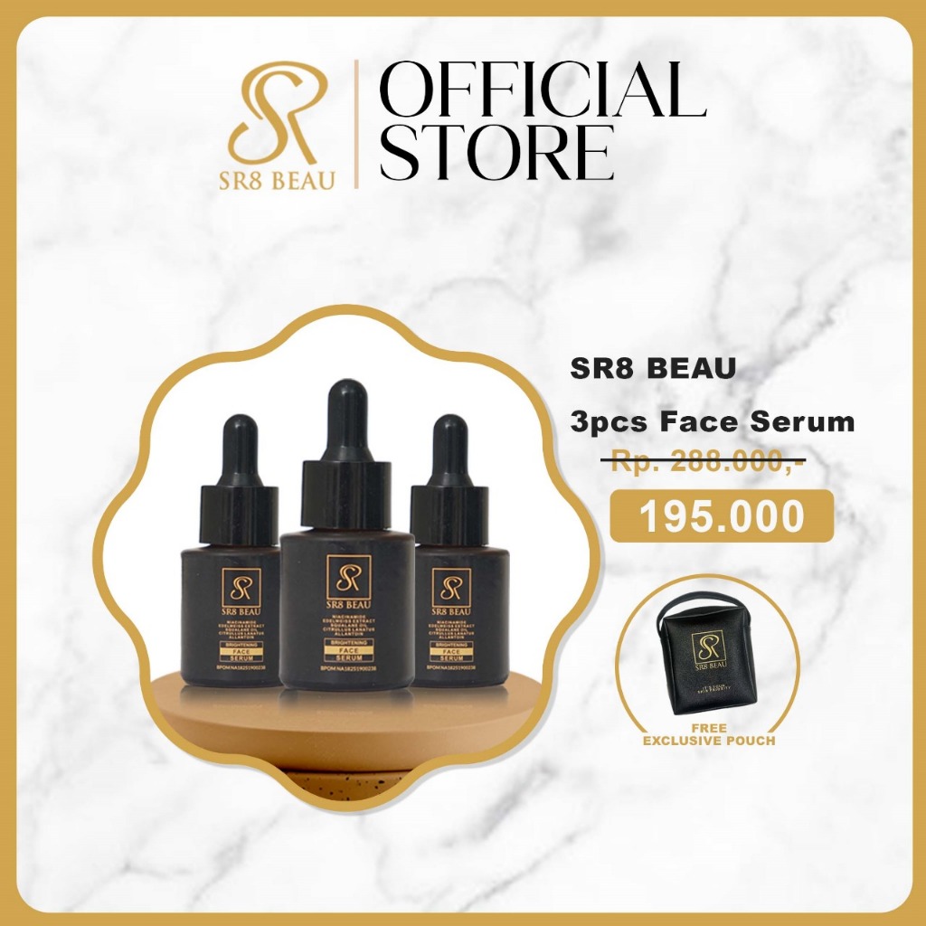 PAKET SR8 BEAU FACE SERUM (3 PCS)