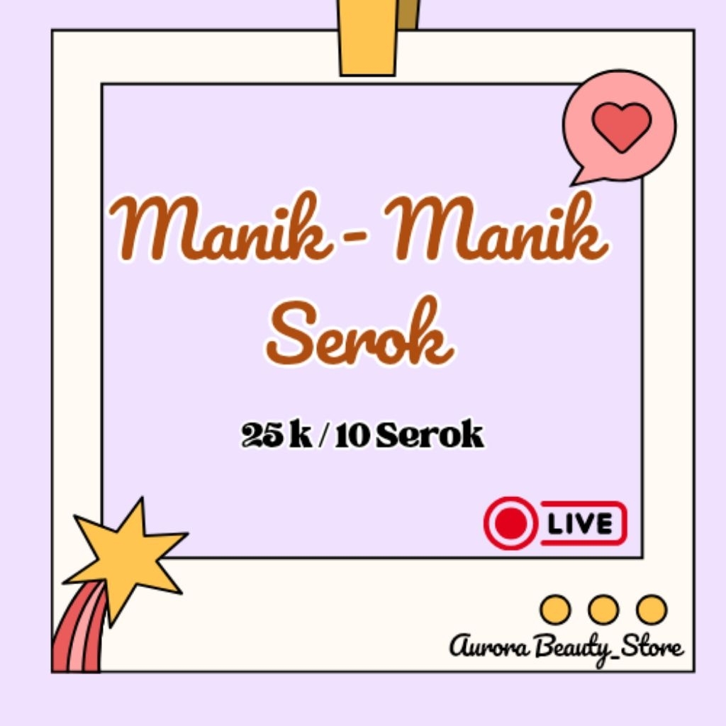 Manik manik serok mixing bisa COD