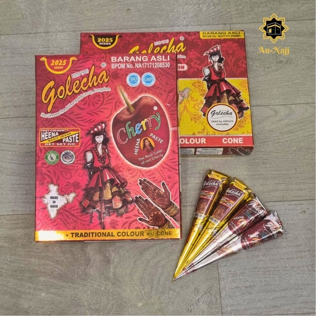 Heena Golecha Maroon Red cherry 1pack (12pcs)