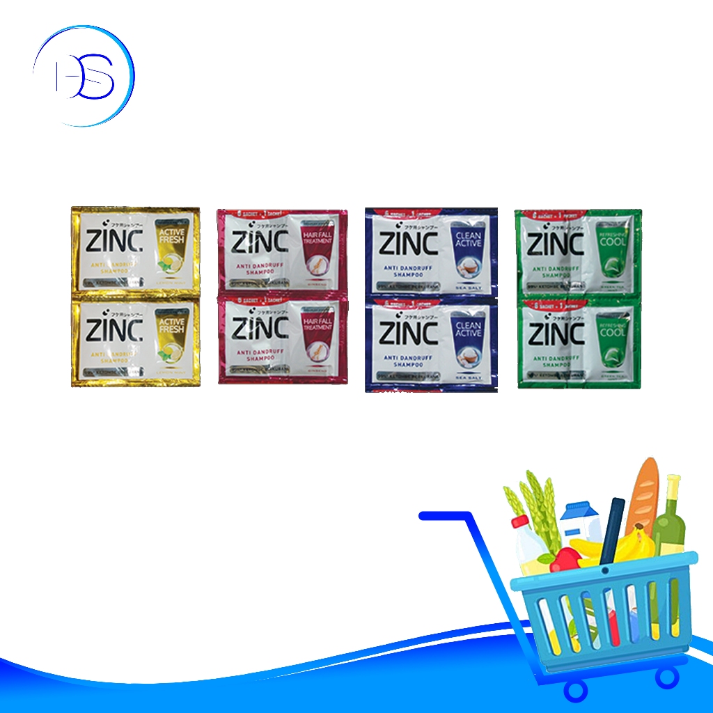 ZINC SHAMPOO SACHET 3x10ML