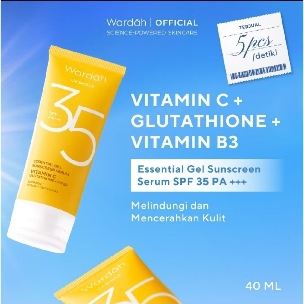 Wardah Essential Gel Sunscreen SPF35
