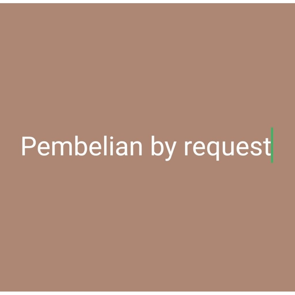 pembelian by request