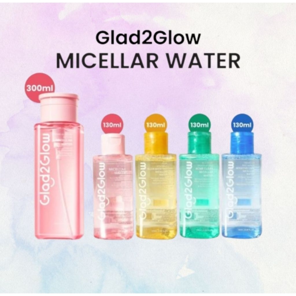 GLAD2GLOW MICELLAR WATER 130ml