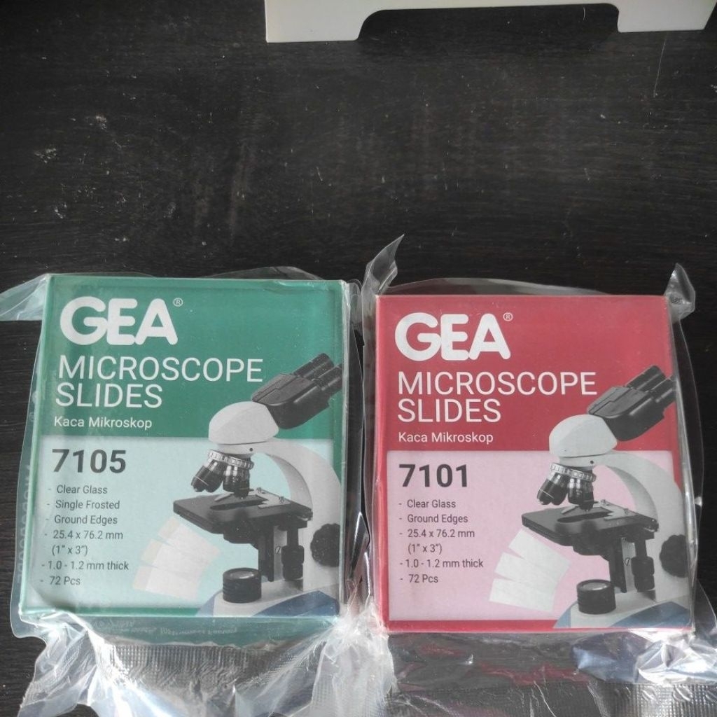 Microscope slides merek GEA