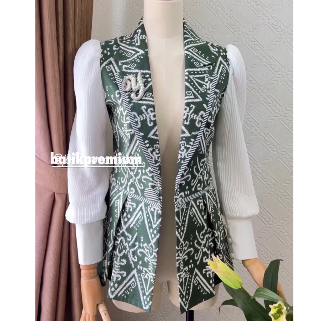 BLEZER BATIK CIREBON PREMIUM