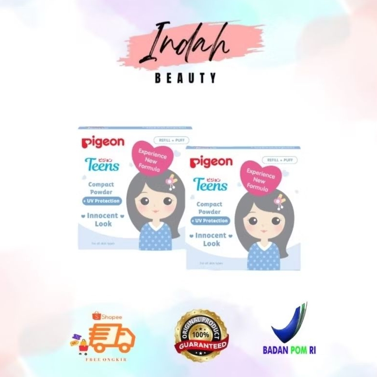 PIGEON  TEENS COMPACT POWDER INNOCENT  LOOK REFIL