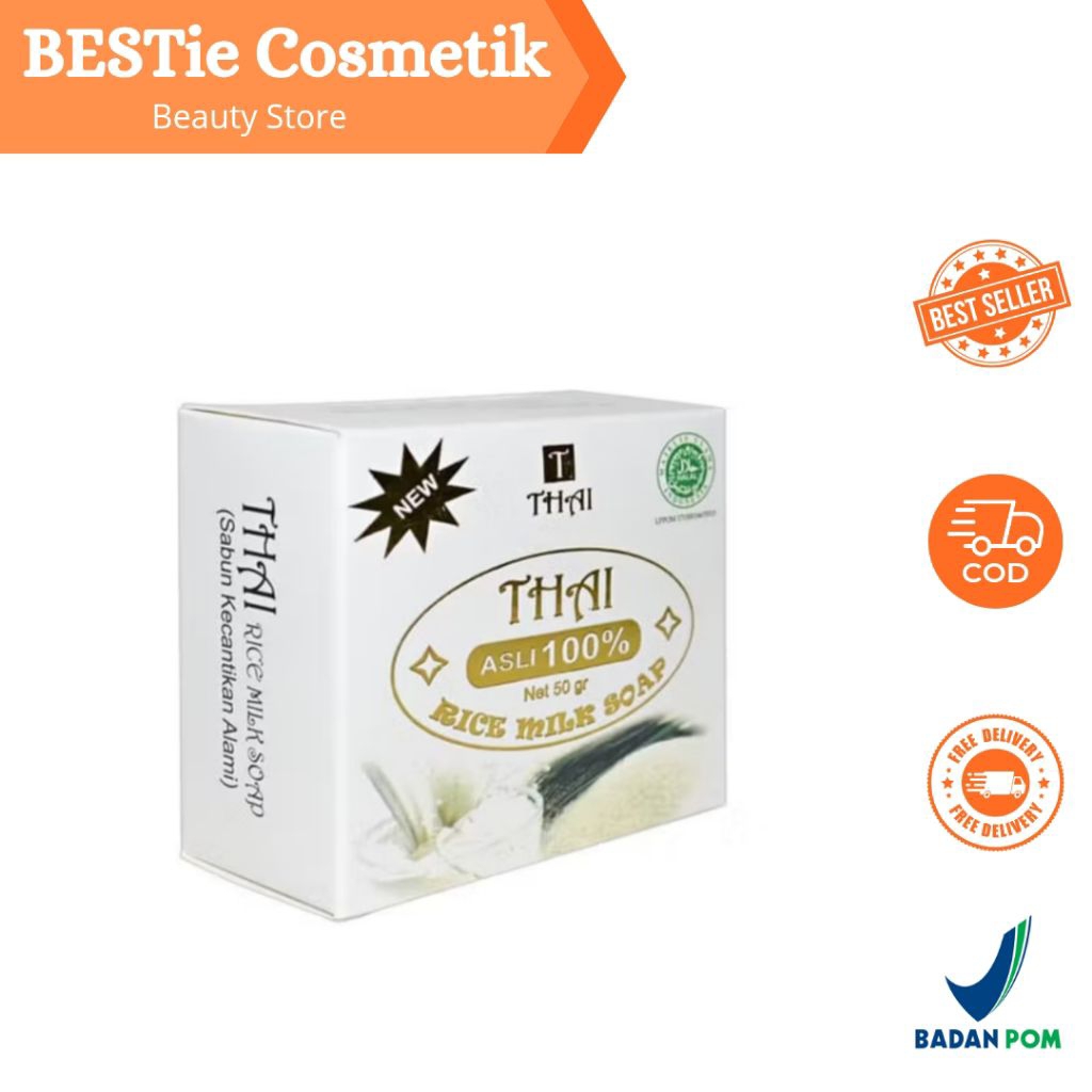 THAI Rice Milk Soap 100% Asli