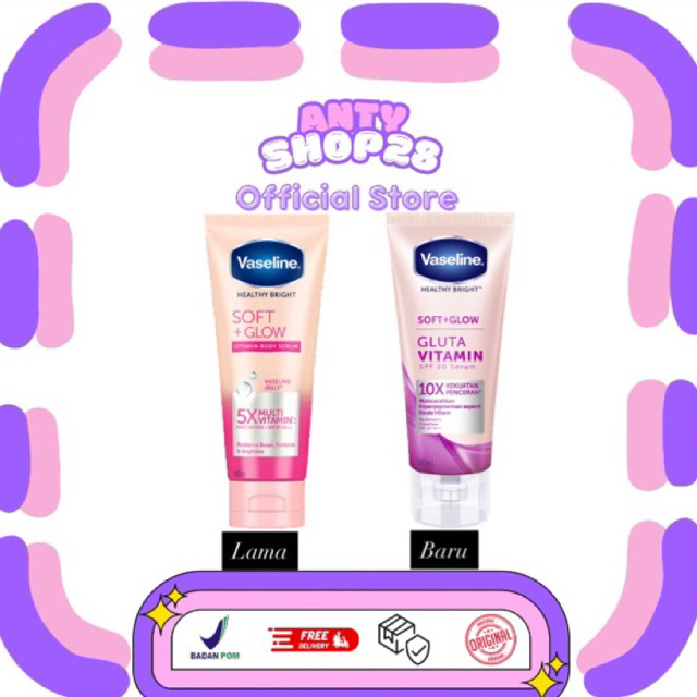 VASELINE SOFT GLOW BODY SERUM