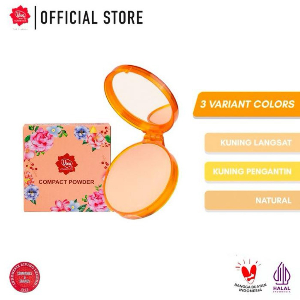 Compact powder viva / bedak padat 12gr