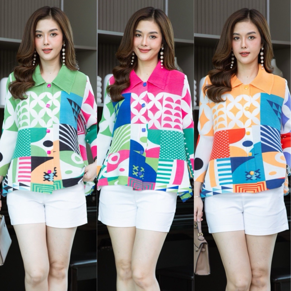 PLEATS TOP KODE RYU