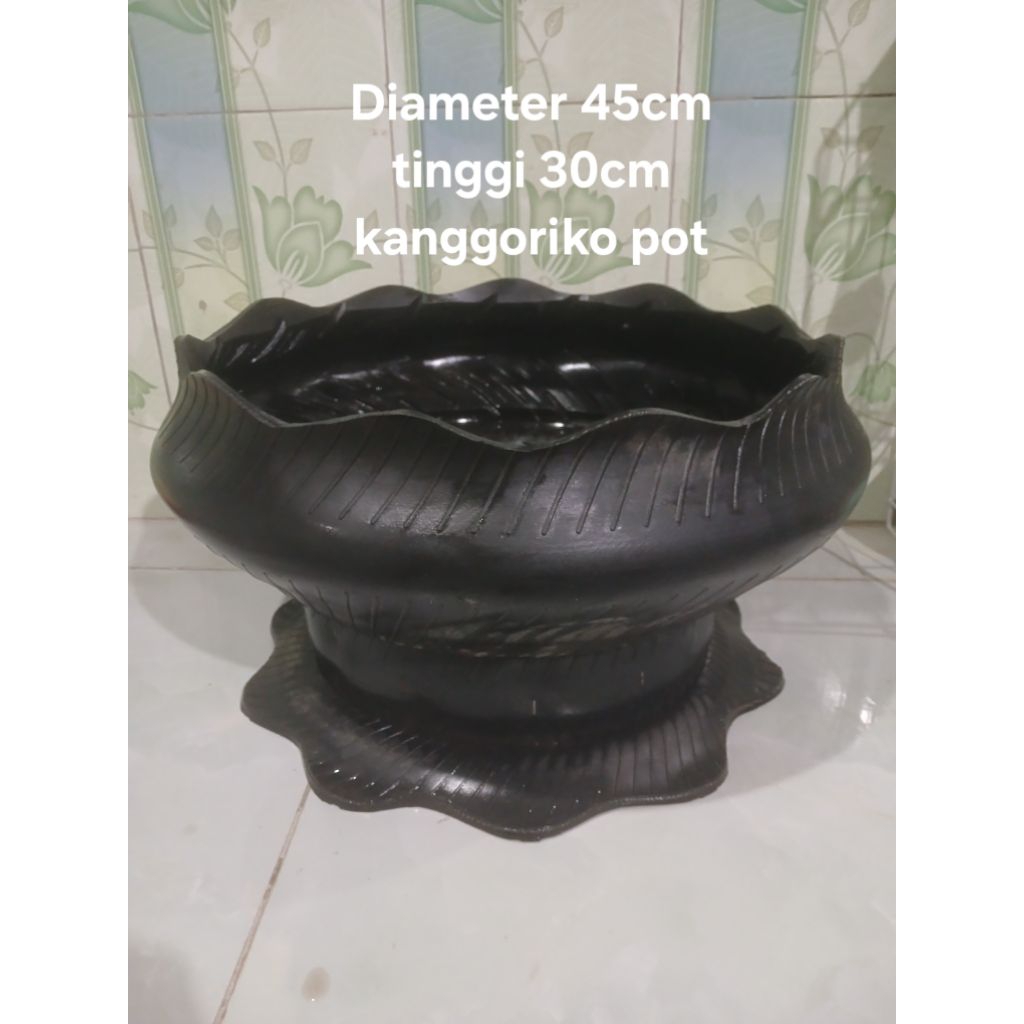 pot tanggung polos