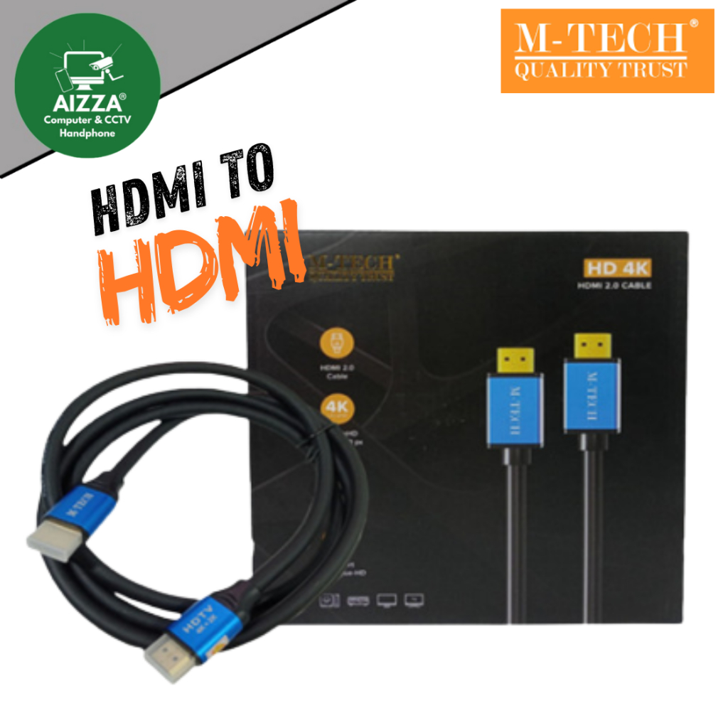 M-TECH HD 4K HDMI 2.0 CABLE 1.5m