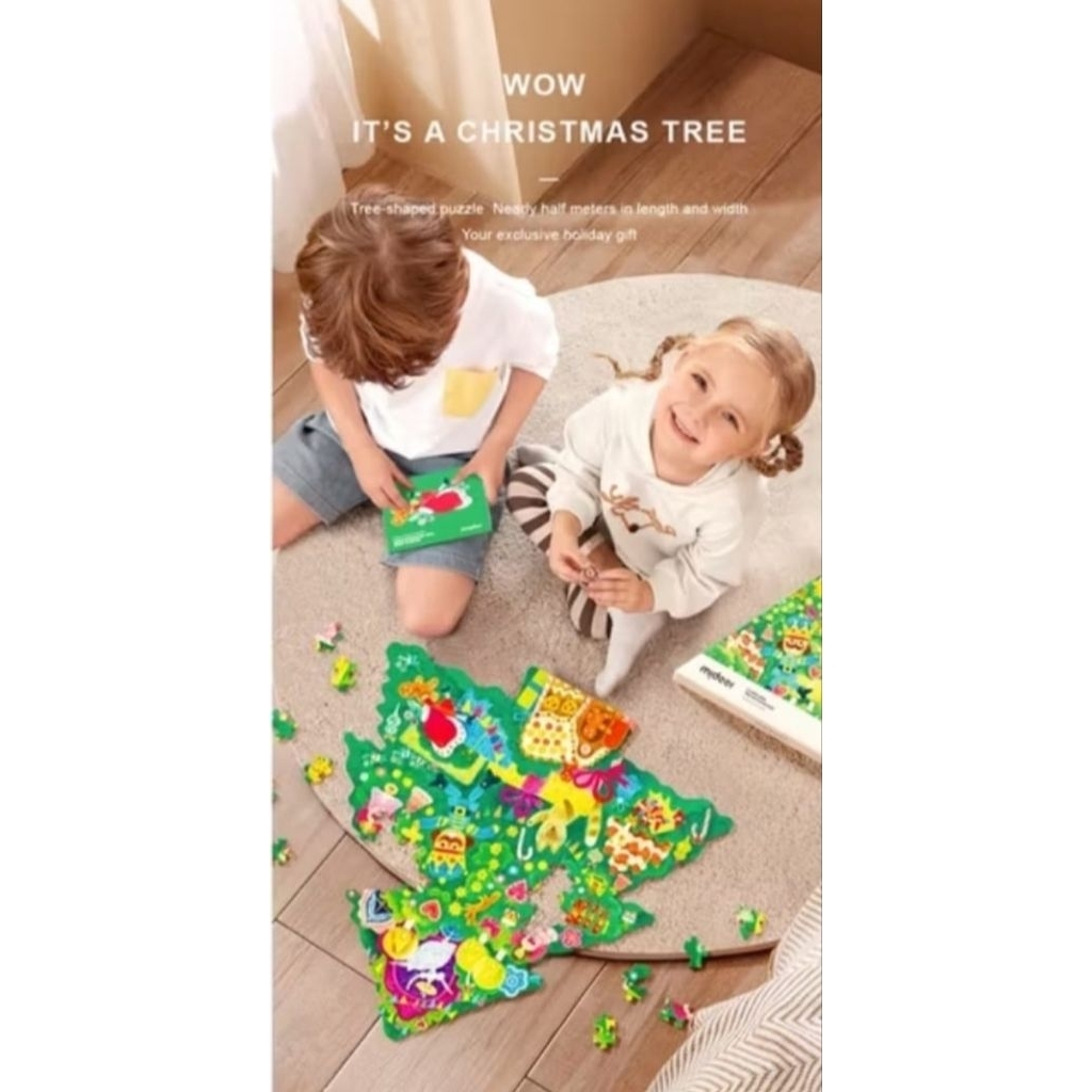 MIDEER Christmas Tree Shape Puzzle 'Clara and The Nutcracker'