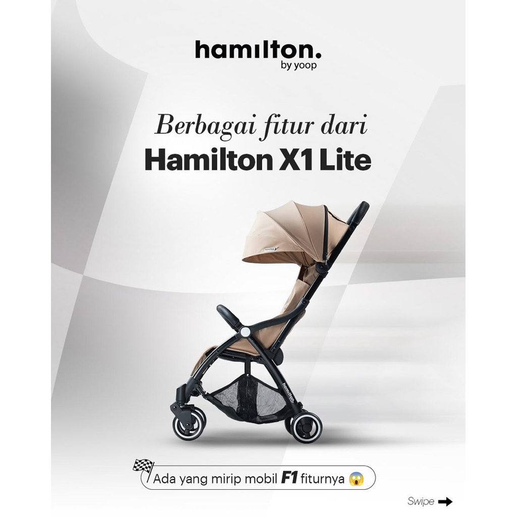 Hamilton X1 LITE autofold stroller cabin