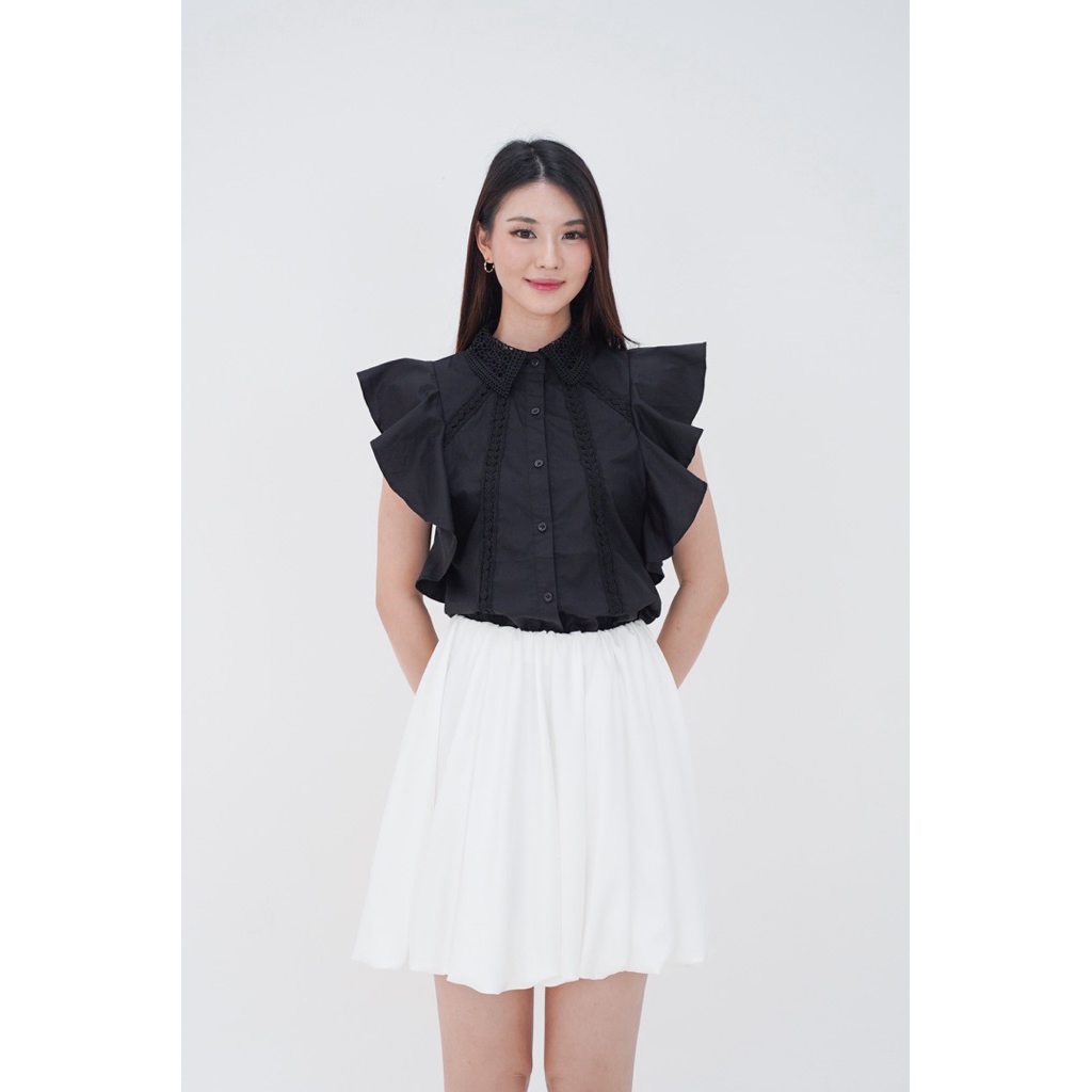 Butterfly ruffle Top BVA