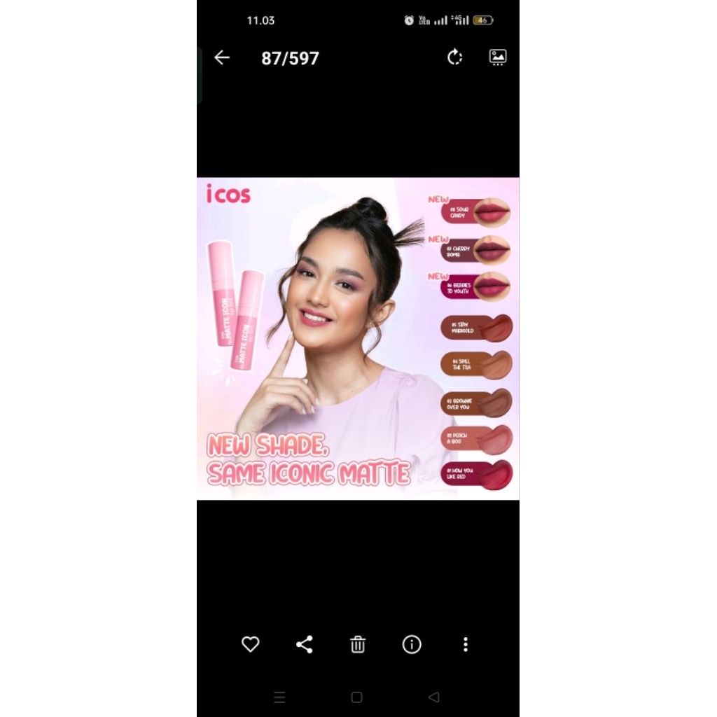 Icon matte lip tint