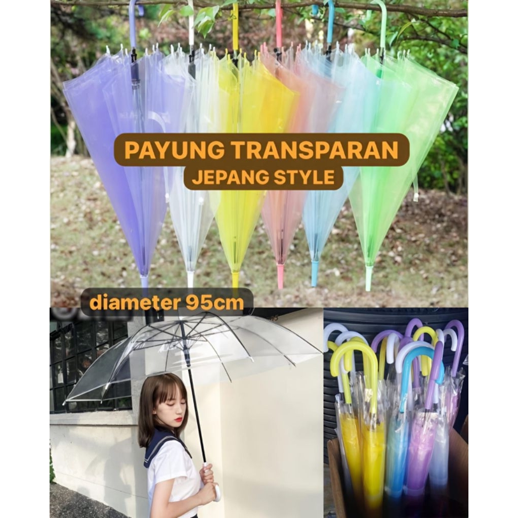 payung transparan